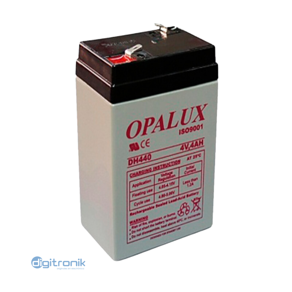 BATERIA 4V 4AMP OPALUX DH-440