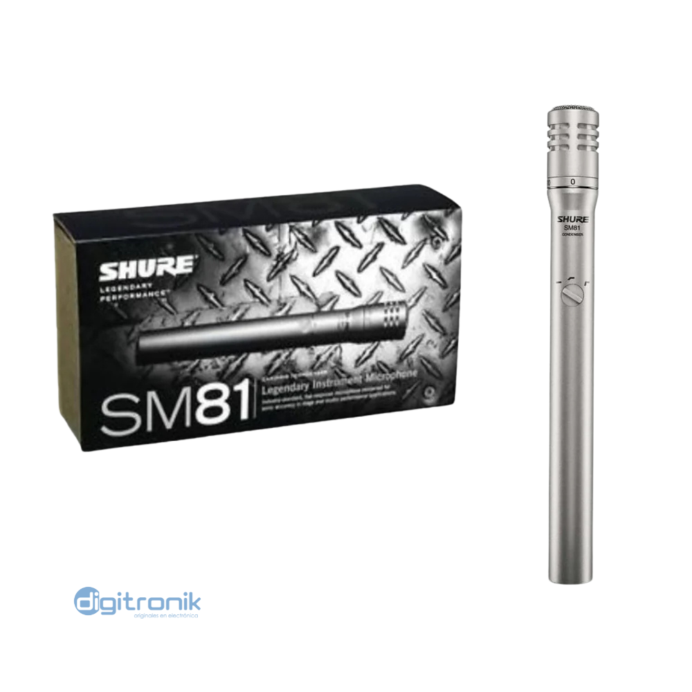 MICROFONO P/INSTRUMENTO SHURE SM81-LC