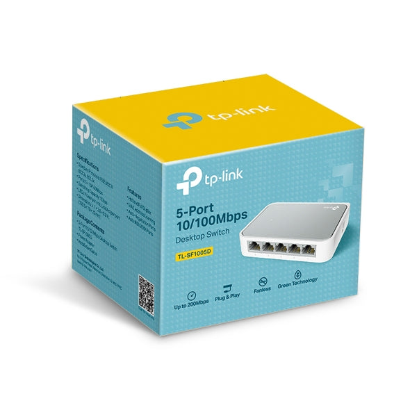 Switch TP-Link 5 Puertos TL-SF1005D 10/100 MBPS