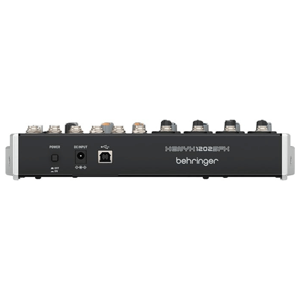 Mezclador Behringer XENYX 1202SFX de 12 canales con interfaz de transmisión XENYX 1202SFX