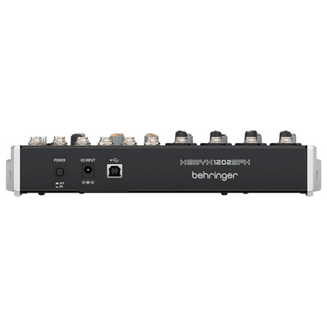Mezclador Behringer XENYX 1202SFX de 12 canales con interfaz de transmisión XENYX 1202SFX