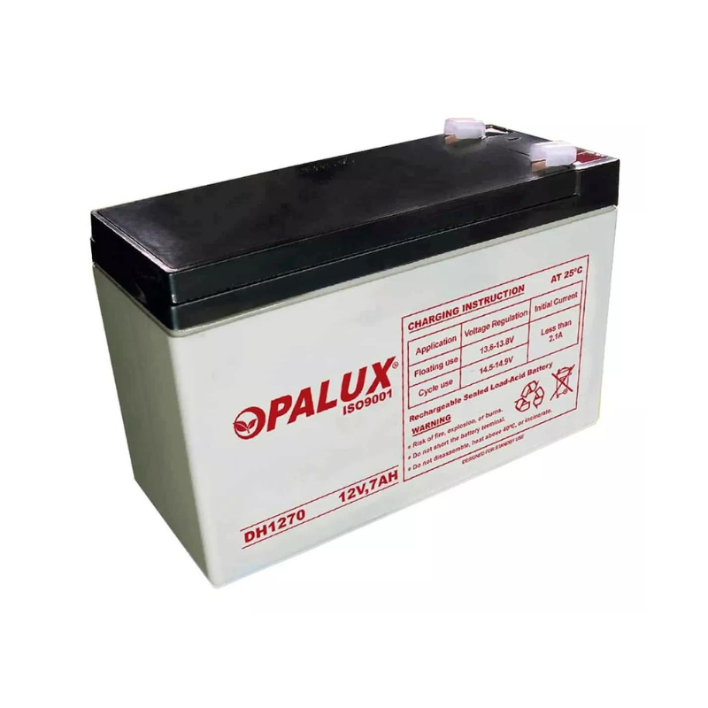 BATERIA SECA 12V 7AH OPALUX DH-1270