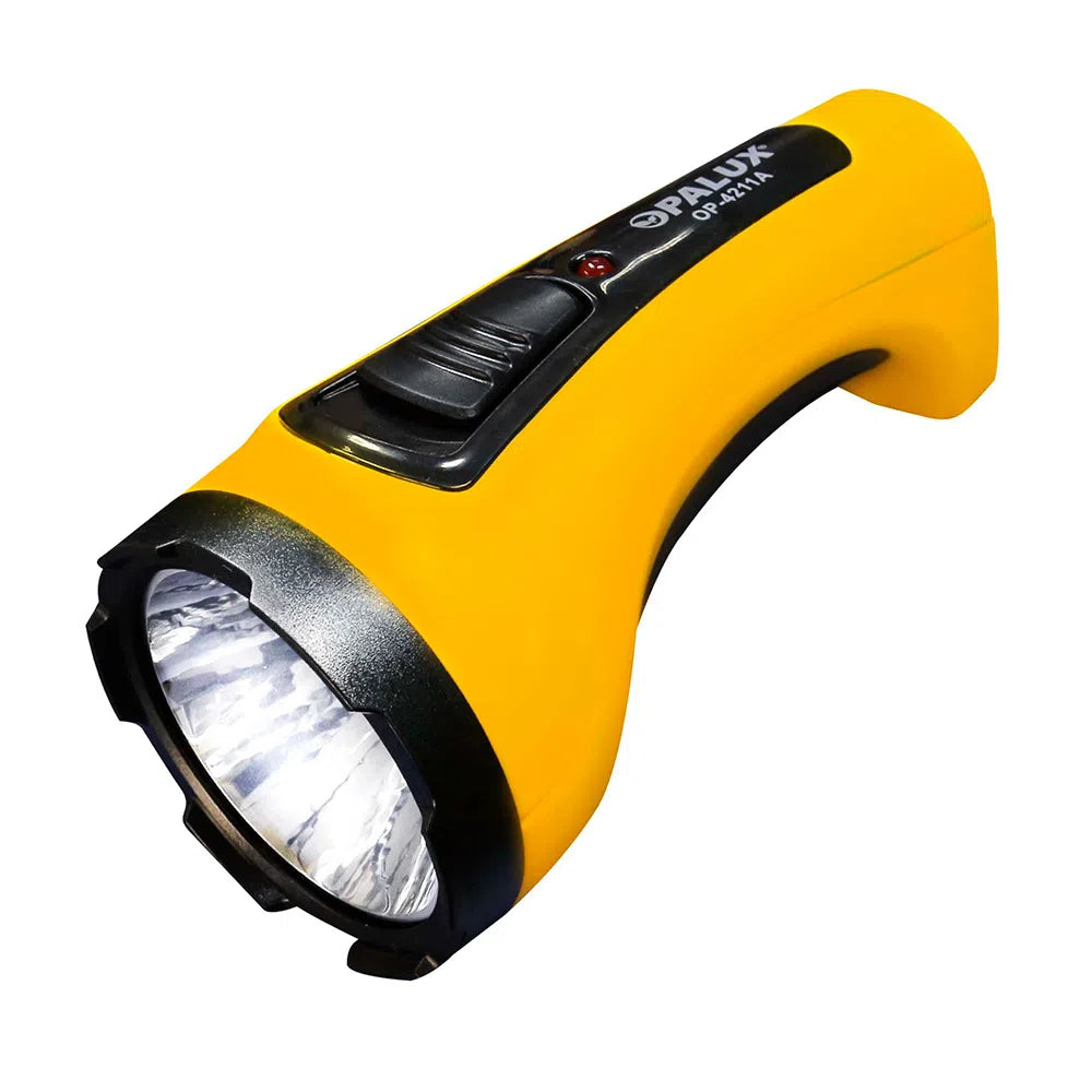 LINTERNA LED PORTATIL RECARGABLE OPALUX 2W ALTA- BAJA 220V-240V OP-4211A