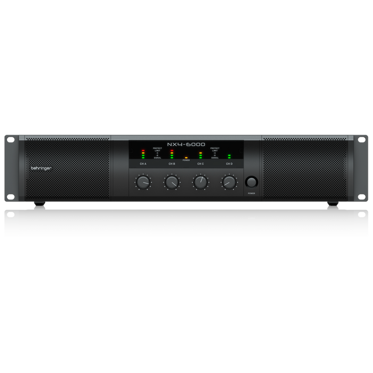 AMPLIFICADOR POWER BEHRINGER NX4-6000 ULTRALIGERO 4X1500W