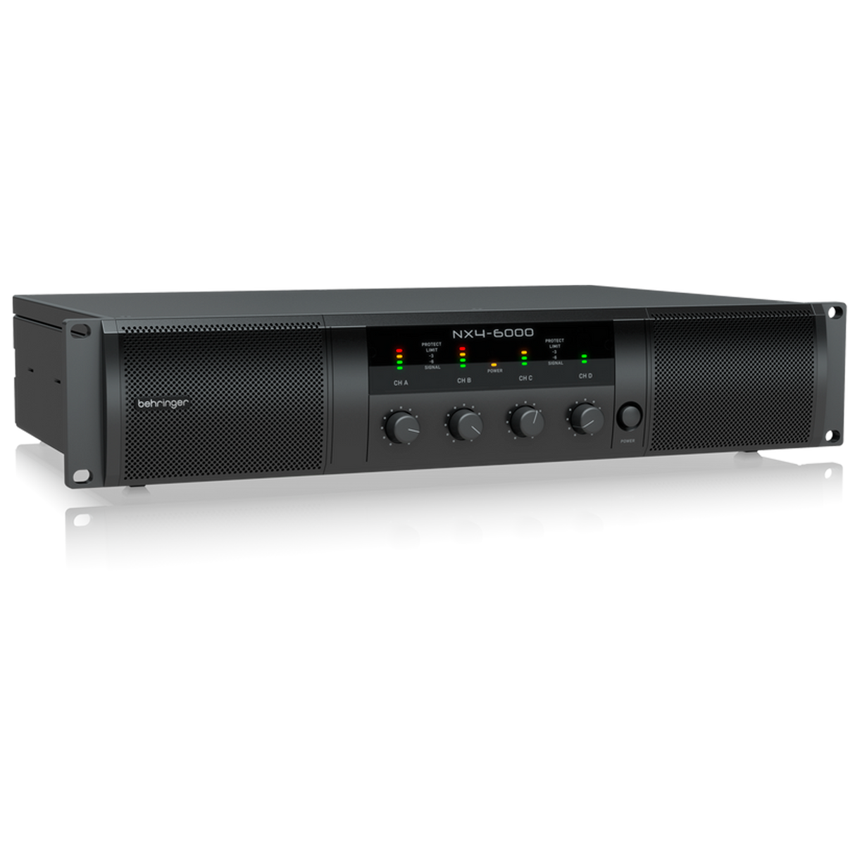 AMPLIFICADOR POWER BEHRINGER NX4-6000 ULTRALIGERO 4X1500W