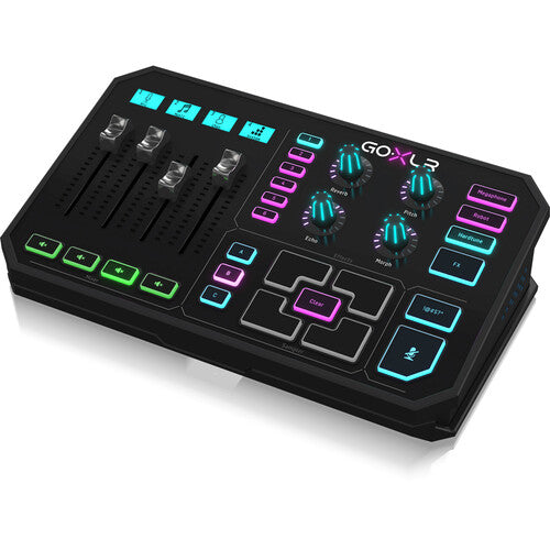 MIXER STREAMING 4 CANALES TC HELICON FADERS MOTORIZADOS GO-XLR