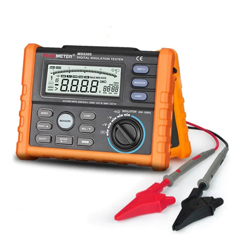 MEGOMETRO DIGITAL PEAKMETER 50-2500V 10KOHM-100GOHM MS5205