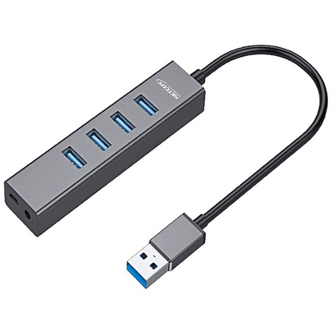 HUB USB A 4JACK USB 3.0 DE 1 METRO NETCOM PE-TA0153