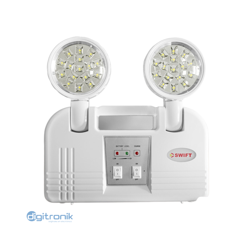 LAMPARA DE EMERGENCIA 3W 32LED 8HRS RABBIT LED-SWIFT