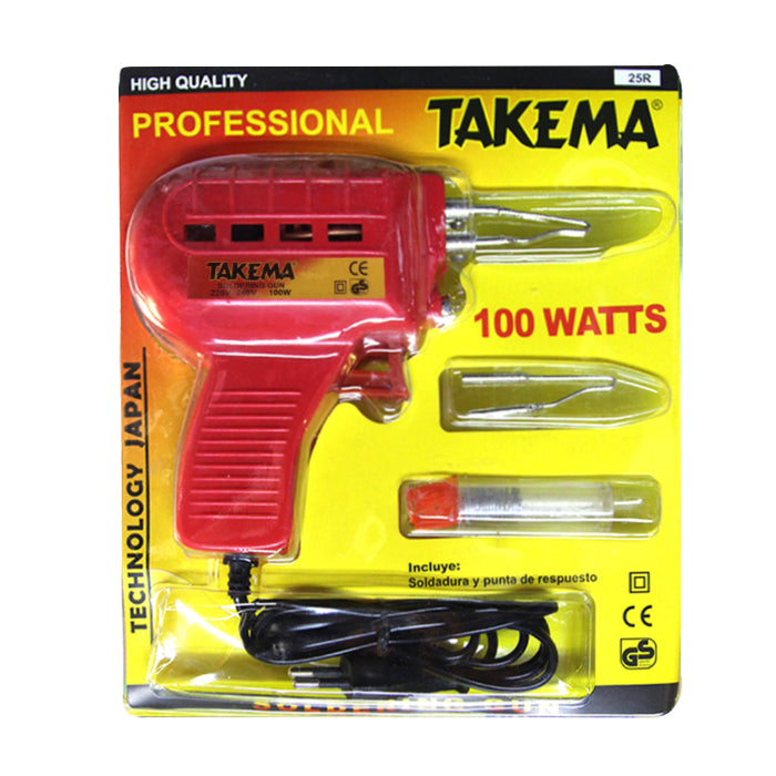 Pistola de Soldar con Punta Repuesto 100W 220VAC 25R TAKEMA