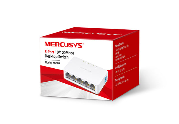 MERCUSYS SWITCH 5 PUERTOS 10/100MBPS MS105