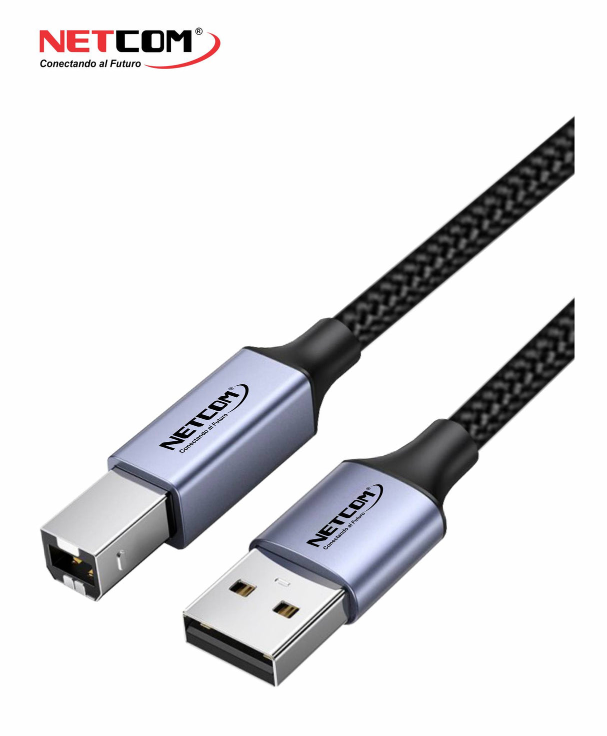 CABLE USB 2.0 PARA IMPRESORA DE 1.80MTS NETCOM PE-CA0112