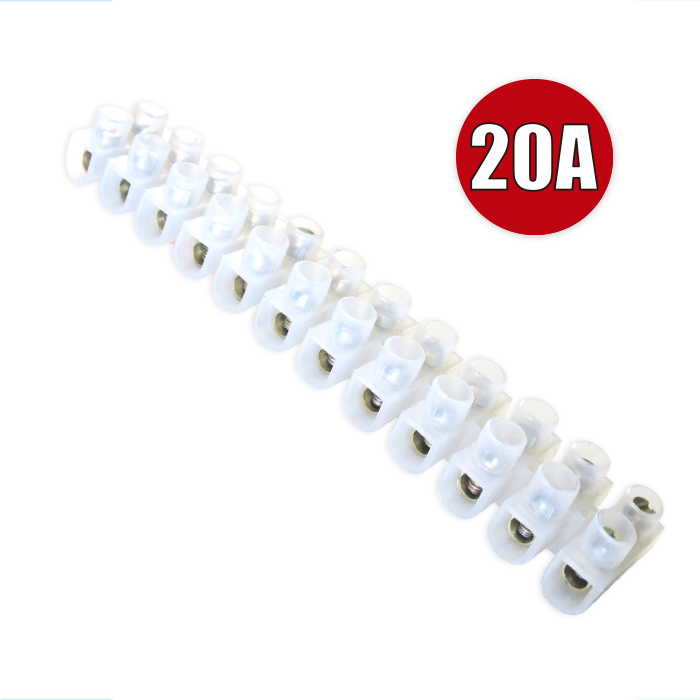 BORNERA PLASTICA 12P 20A 380VAC 29-004