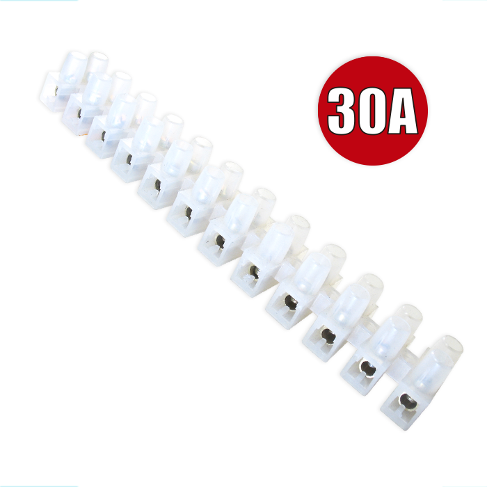 BORNERA PLASTICA 12P 30A 380VAC 29-005