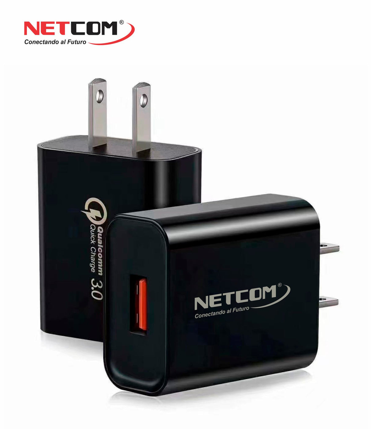Cargador USB 3.0 / Quick Charge 3.0 PE-HC0498 NETCOM