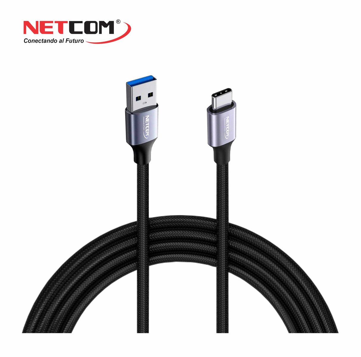Cable USB Tipo C de 1.80 Metros PE-CA0105 NETCOM