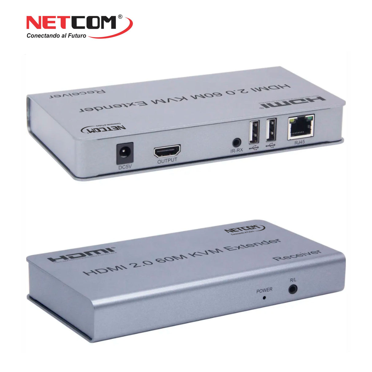 Extender KVM HDMI por cable CAT5E/6/7 de 120 Metros PE-EXU120 NETCOM