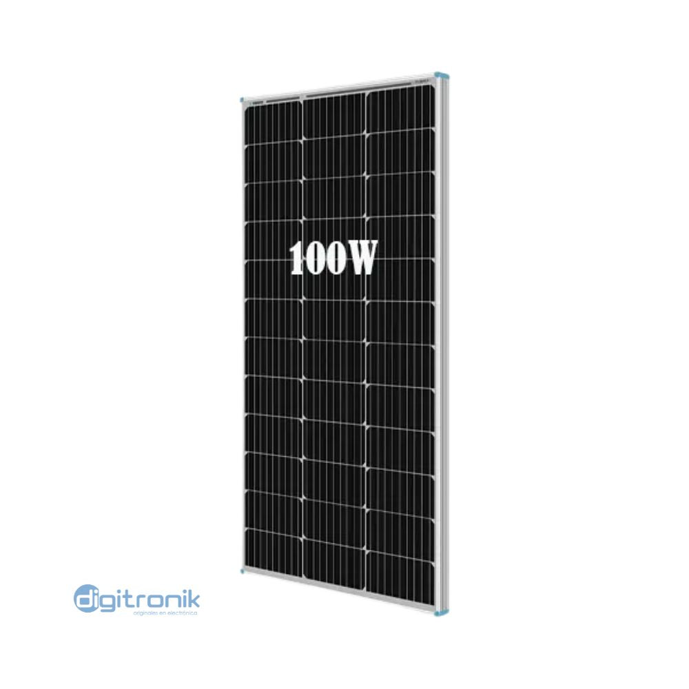 PANEL SOLAR 100W MONOCRISTALINO OPALUX 68X76CM OP-100SP