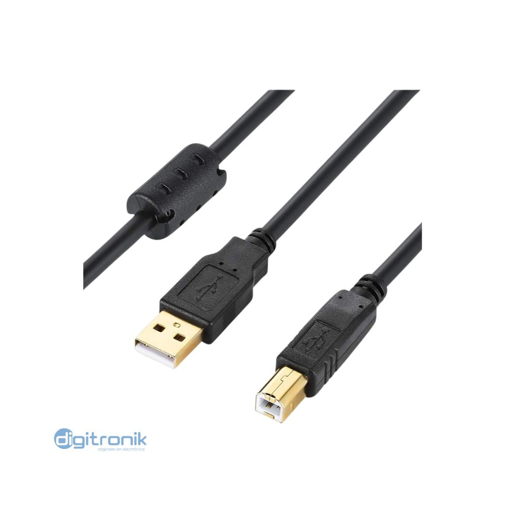 CABLE USB AM- BM 1.8 MTS PE-US0228
