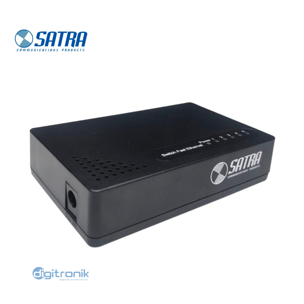 SWITCH GIGA 5 PUERTOS 10/100/1000 DESKTOP SA-S1005 SATRA