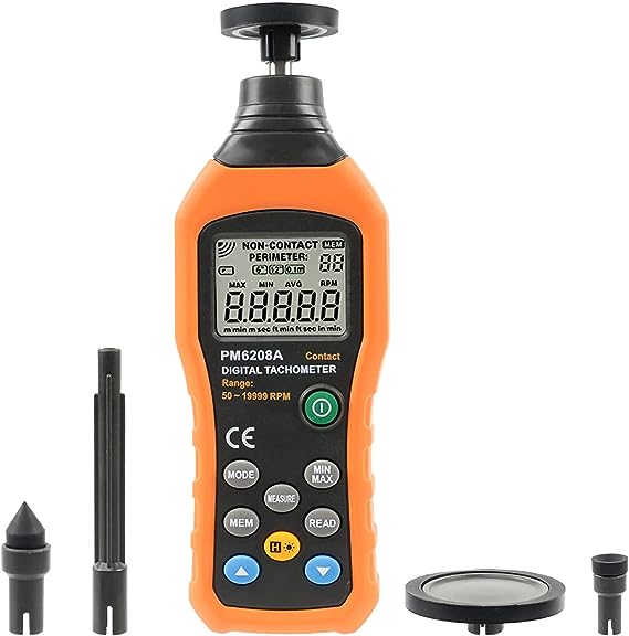 TACOMETRO DIGITAL DE CONTACTO PEAKMETER PM6208A