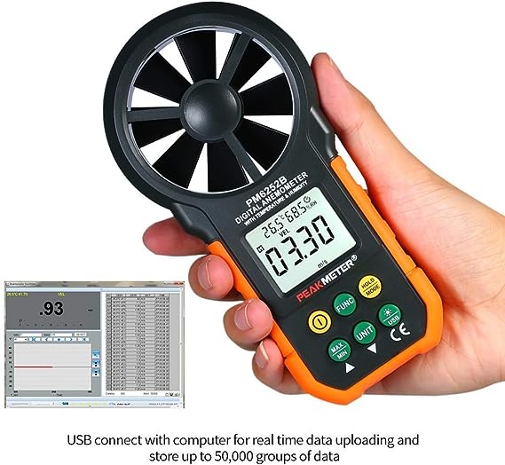 ANEMOMETRO DIGITAL PEAKMETER PM6252B