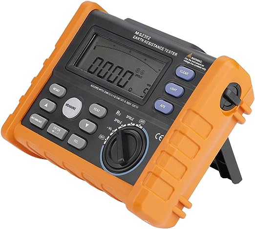 TELUROMETRO DIGITAL 4000 OHM PEAKMETER 0 - 4KOHM MS2302