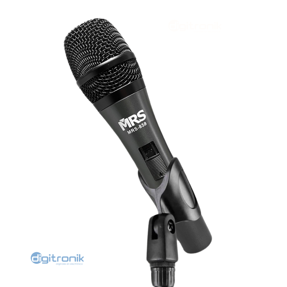 MICROFONO VOCAL DE MANO DINAMICO CARDIOIDE MRS-858