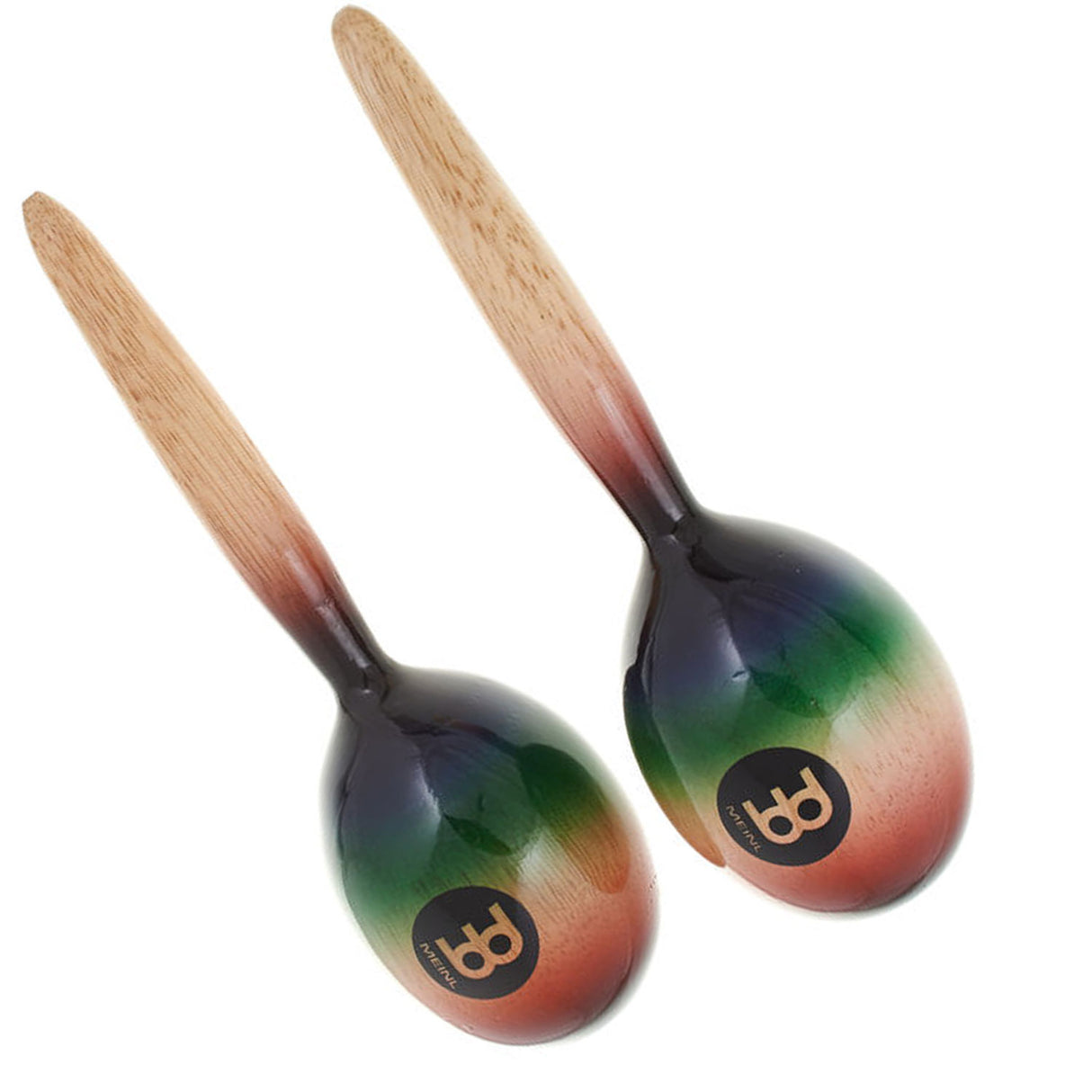 MEINL-MWM1MC-MARACAS MADERA TRADICIONAL MULTICOLOR
