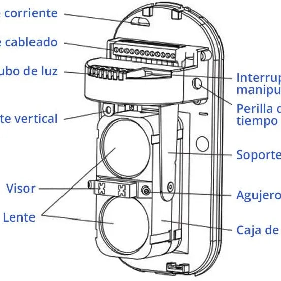 CERCO INFRARROJO ALCANCE 100 METROS BIR00-100