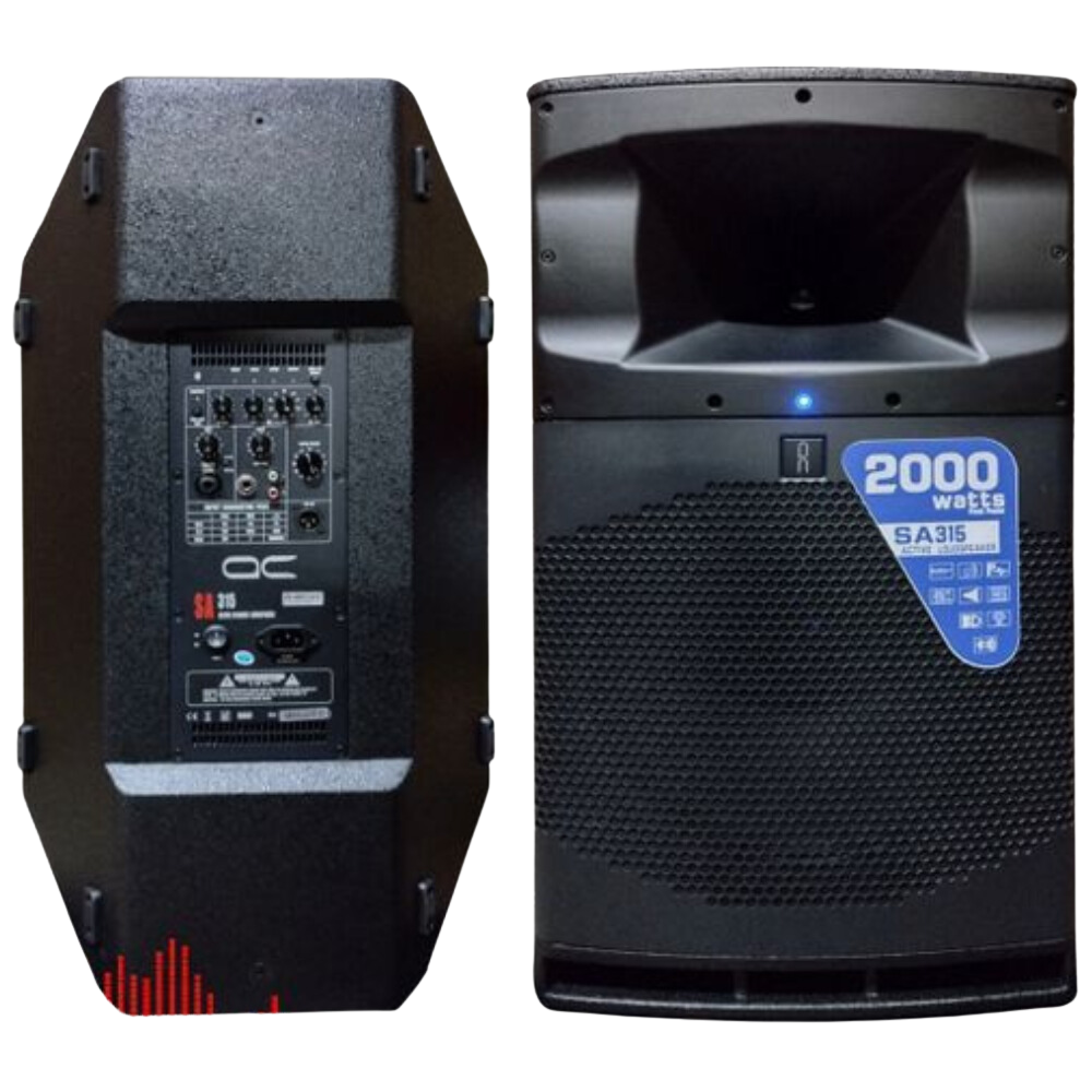PARLANTE ACTIVO AUDIOCENTER SA315 2000W 15"