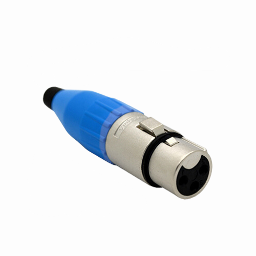 JACK XLR CANON AEREO AZUL 3P AC3F-BLU AMPHENOL