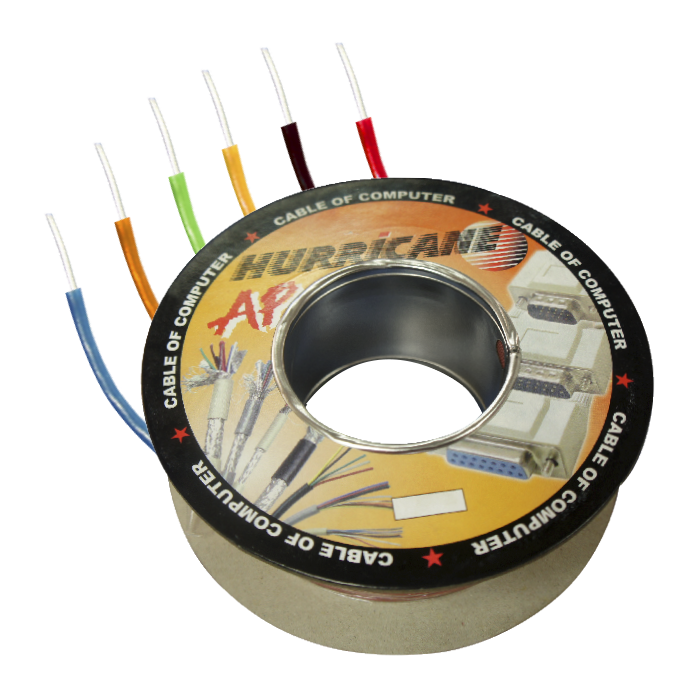 CABLE UNIPOLAR SOLIDO 500M ROJO AP-1HR HURRICANE