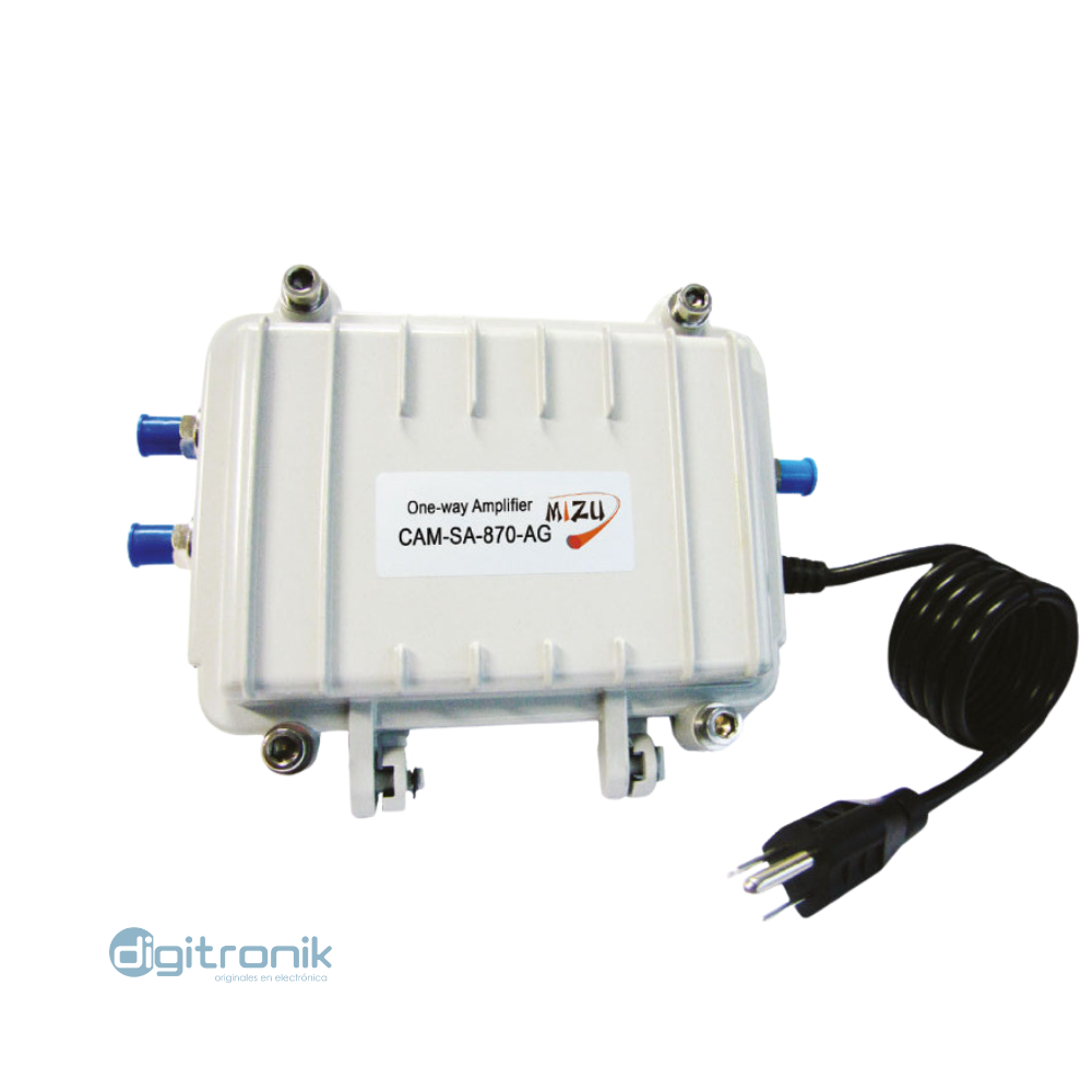 AMPLIFFICADOR DISTRIBUIDOR PARA TV CABLE 42DB 870MHZ-220V MIZU