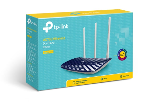 Router WiFi Doble Banda AC750 Tp-Link