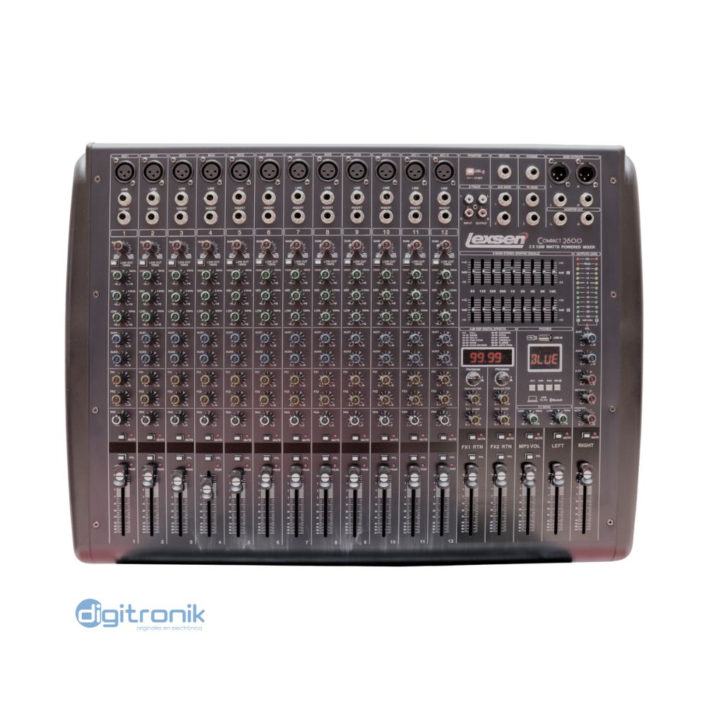 CONSOLA 12 CANALES LEXSEN COMPAC 2800