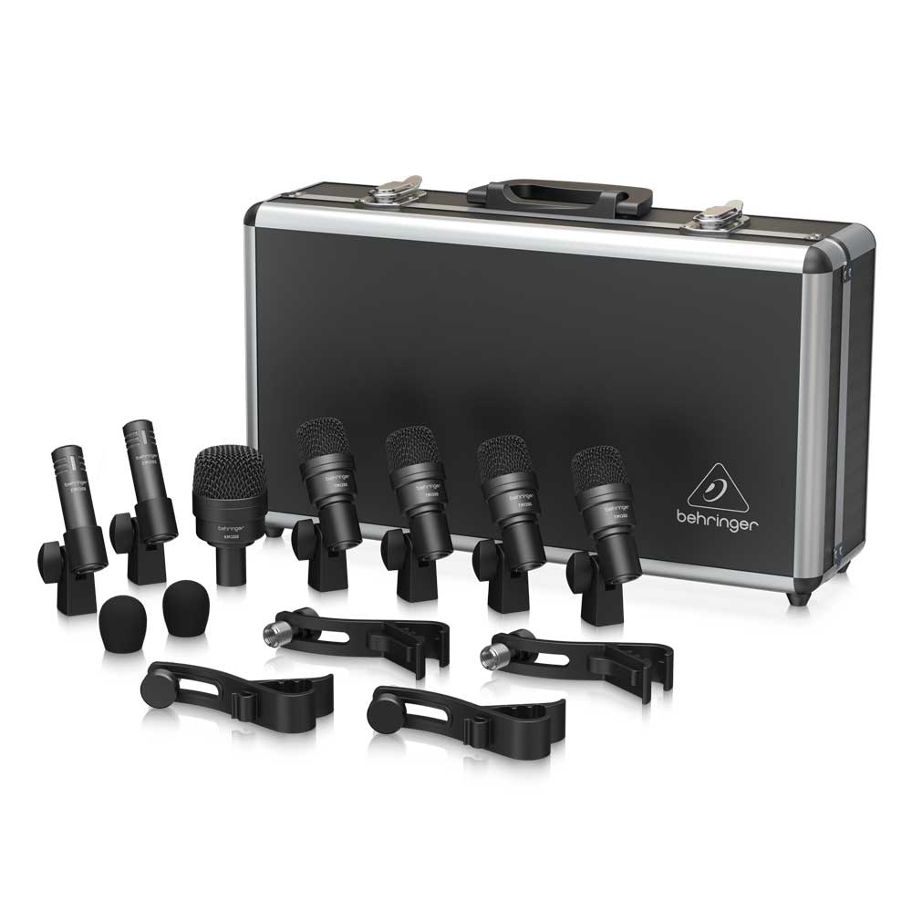 SET DE 7 MIC BATERA BEHRINGER BC1200