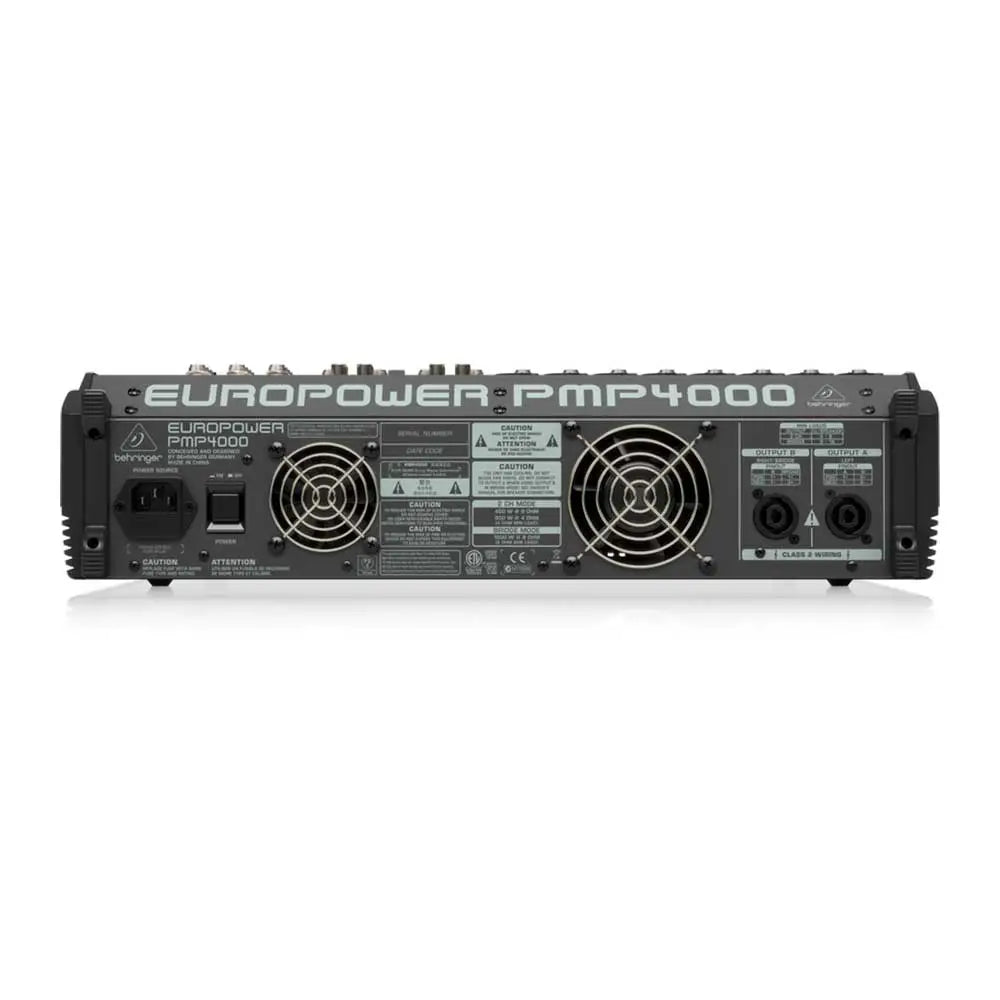 CONSOLA BEHRINGER PMP4000 STEREO 8 + 4 CANAL 2 X 800W PMP-4000