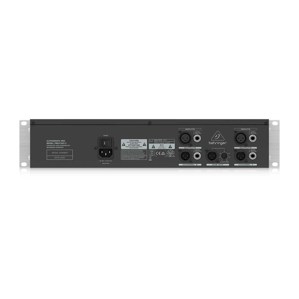 ECUALIZADOR GRAFICO 31 BANDAS BEHRINGER FBQ-3102HD