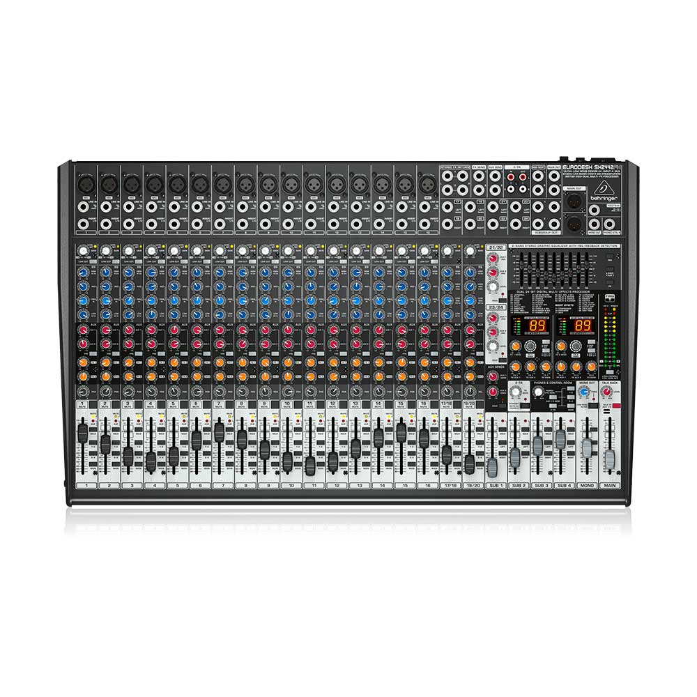 Behringer SX2442FX Mezclador de 24 Entradas y Procesador Dual Multi-FX
