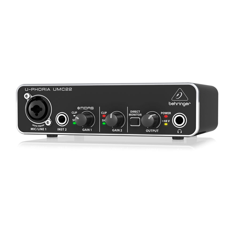 Interfaz de audio USB Behringer U-Phoria UMC22