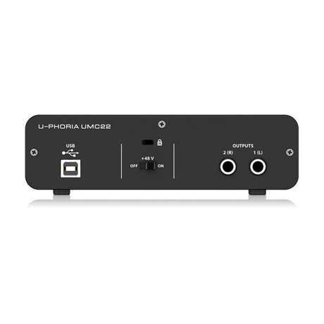 Interfaz de audio USB Behringer U-Phoria UMC22