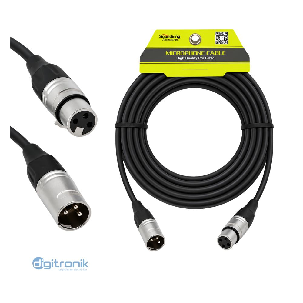 CABLE P/MICROFONO PLUG XLR A JACK XLR 5M BB825/5M