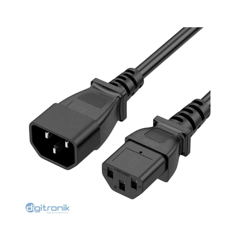 CABLE PODER UPS C13 - C14 1.80MTS NETCOM PE-PW0080