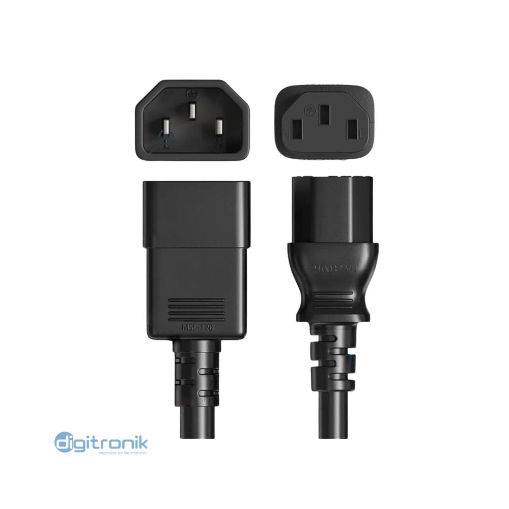 CABLE PODER UPS C13 - C14 1.80MTS NETCOM PE-PW0080