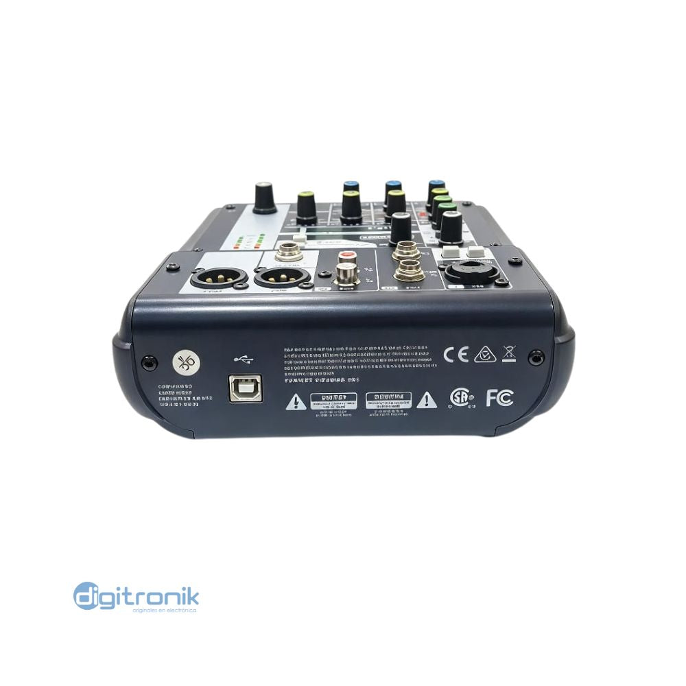MEZCLADORA 1 XLR CON INTERFAZ USB NOTE-5