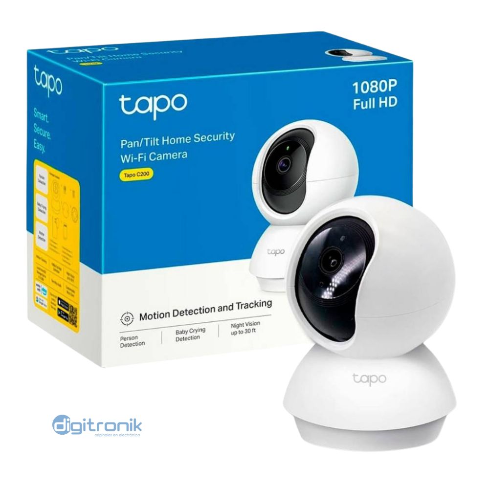 TP-LINK CAM WIFI 1080P FULL HD 512G VISTA PAN/TILT TAPO C200C