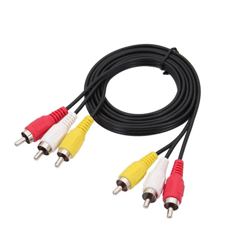 CABLE 3RCA PLUG A 3RCA PLUG 1.8MTS PE-5386 TRAUTECH