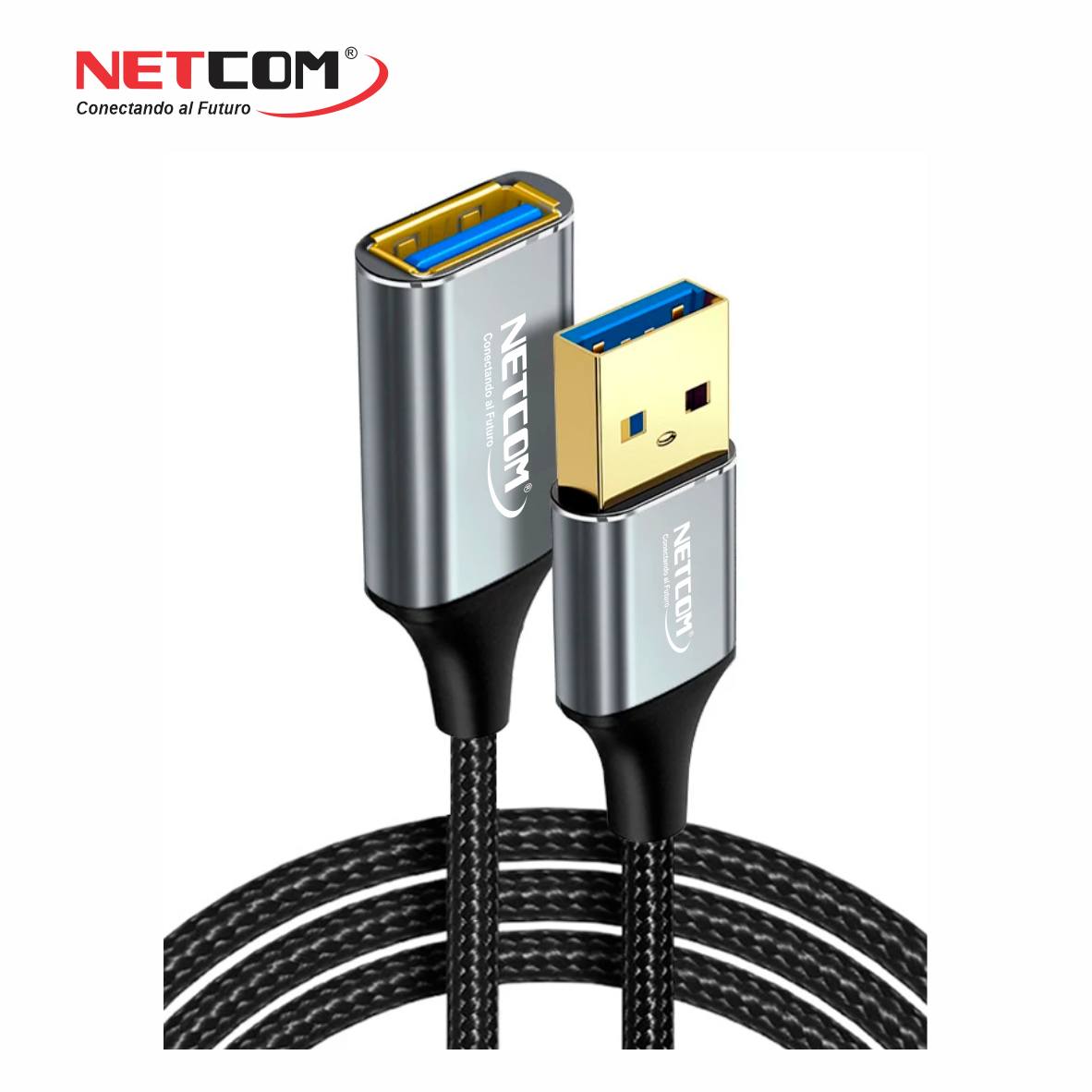 Cable Extensión USB 3.0 de 1.80 Metros PE-CA0092 NETCOM