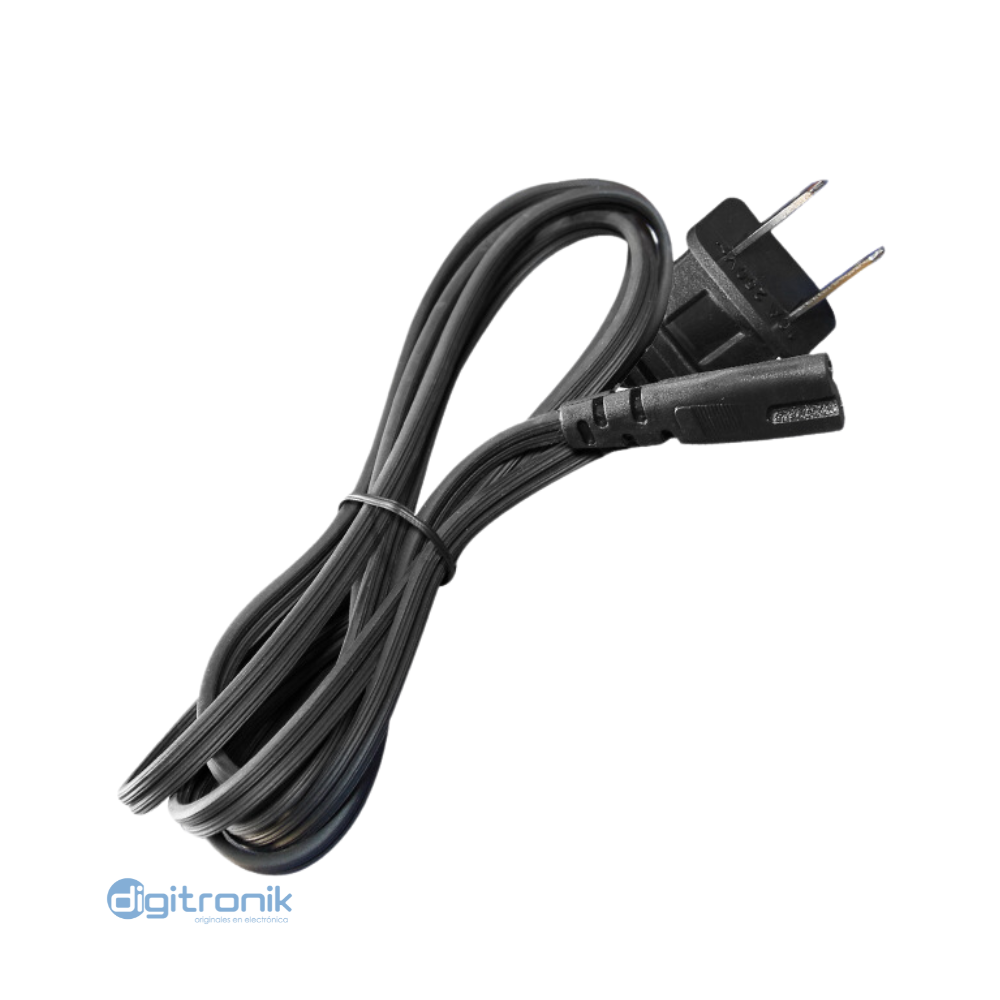 CABLE TIPO OCHO PLANO 1.80MTS MIYAKO EN BOLSA AC-006HQ